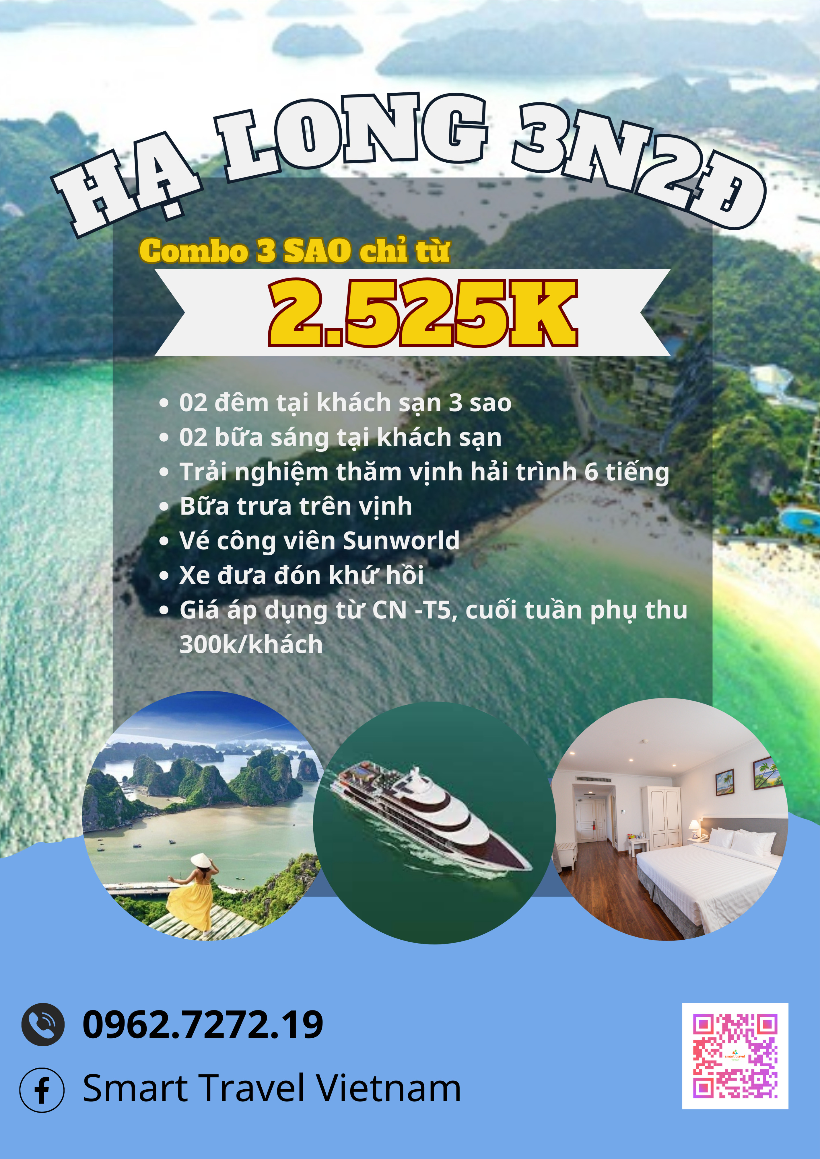 Combo Hạ Long 3 Ngày 2 Đêm 3*